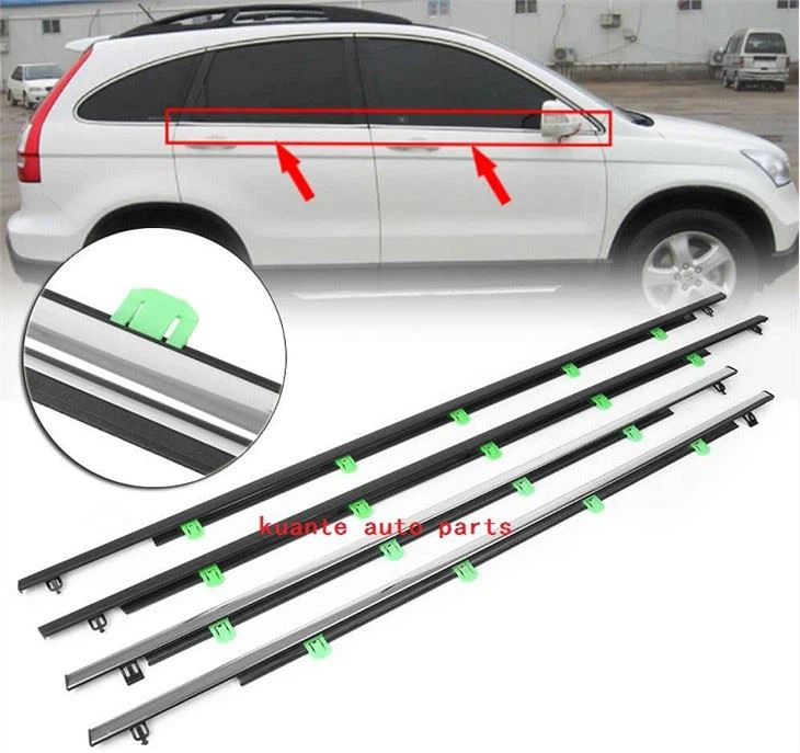 Venkov vnější okno formování Trim Trim WeatherStrip SEAL BESTE WEATION STRIP PRO HONDA CR-V 2007 2008 2009 2010 2011